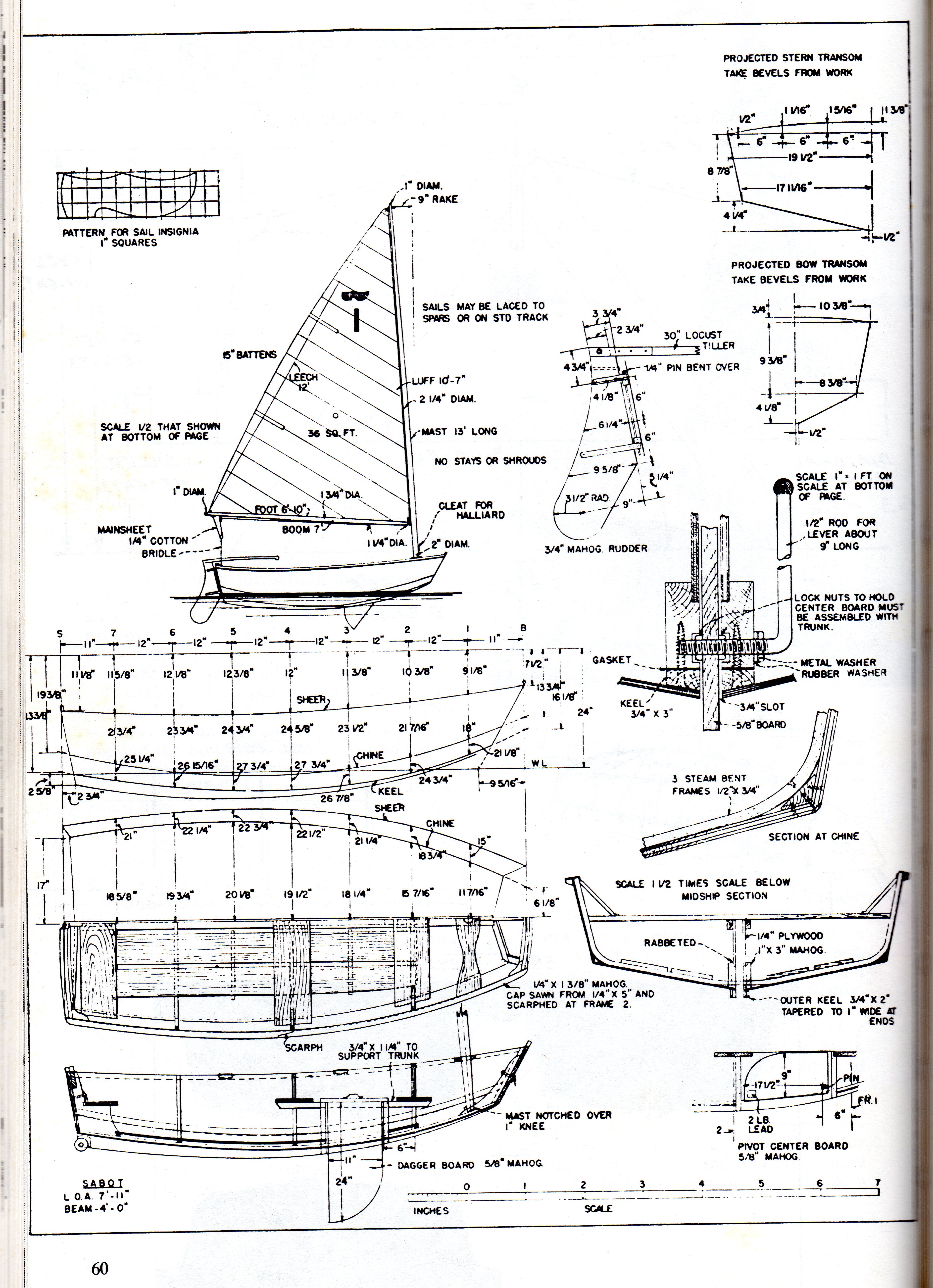 Optimist Boat Plans for Pinterest